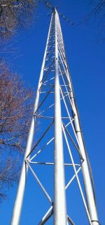 Rohn 25g Tower Four 10ft Straight Sections Two 9ft Top Sections