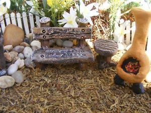 Miniature Fairy Gnome Furniture Garden Kit Miniature Planter Garden Decor