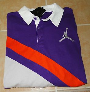 Nike Air Jordan Big Jumpman Long Sleeve Rugby Polo Shirt Men's 2XL XXL $80 New
