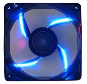 Xion AXP GF140 Ledb Quiet 140mm 14cm Case Fan Black Transparency Quad Blue LED