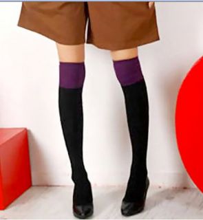 New Black Color Top Sexy Thigh Long Over Knee High Hosiery Socks Stocking I24