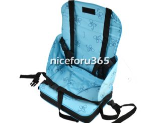 Portable Dining Chair Booster Fold Up Seat Cushion Bag Baby Toddlers Hot Sale