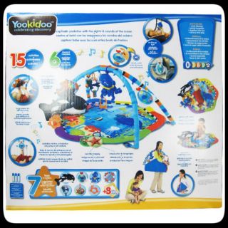 Yookidoo Ocean Adventure Baby Play Gym Infant Baby Play Toys Activity Playmat