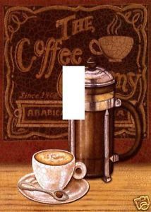 Coffee Light Switch Plate Cover Home Decor Kitchen