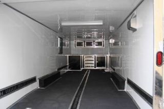 New 8 5x24 Enclosed Cargo Trailer Car Hauler V Nose Auto 24' Motorcycle Covered