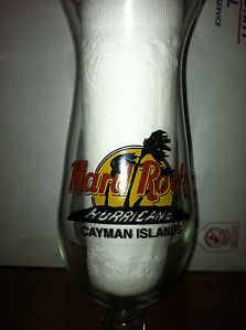 Hard Rock Cafe Cayman Islands Hurricane Glass