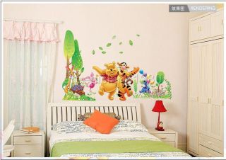 Winnie The Pooh Tiger IV Removable Wall Sticker Decal for Kids Decor Home AU