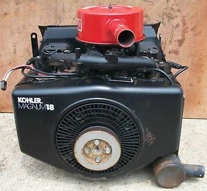 KOHLER MAGNUM 18HP TWIN CYLINDER ENGINE HORIZONTAL SHAFT W/ ELECTRIC on ...