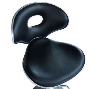 Homcom Adjustable Swivel Pub Seat Counter Chair Bar Stools Set of 2 Black