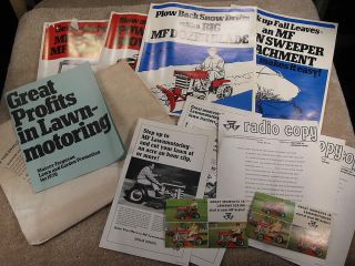 1970 Massey Ferguson Lawn and Garden Tractor Dealer Promotion Pack Sign MF 7