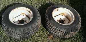 Cub Cadet John Deere Lawn Garden Pulling Tractor Mower Rear Wheels Tires