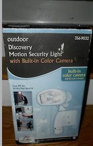 Outdoor Discovery Motion Security Light Color Camera Patriot Lighting 356 9032
