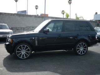 22" inch Land Rover Range Rover HSE 2012 Sport Black Machined Wheels Rims New