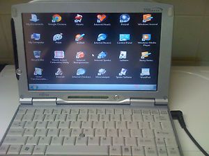 Fujitsu P1120 8 9" Finger Touch Screen Laptop Netbook 800 MHz 256 MB