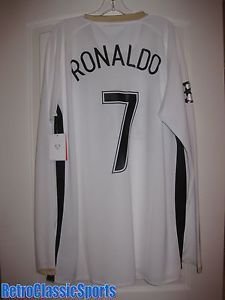 Ronaldo Manchester United 2006 2007 Player Issue Champions League Away Shirt XXL