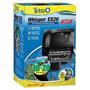 Tetra Whisper EX20 Fish Aquarium Power Filter 110GPH