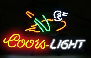 Coors Light Duck Logo Neon Beer Bar Pub Glass Gameroom Neon Light Sign T107