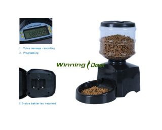 Esky Large Automatic Pet Dog Cat Feeder Electronic Programmable Portion Control