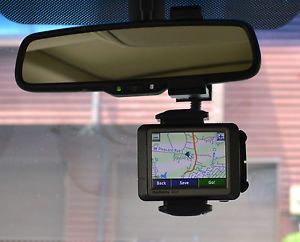 Car Rear View Mirror Mount for 3 5" 4 3" 5" Screen Garmin TomTom Magellan GPS