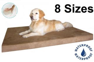 Gold 4" Orthopedic Memory Foam Pet Bed Dog Beds 3 Sizes