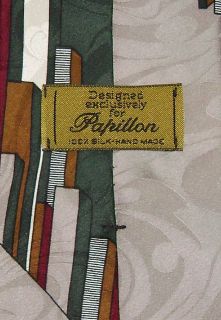 Papillon 100 Silk Necktie Pattern Design Men's Neck Tie 339 3
