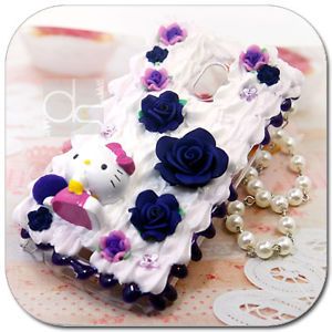 PR 3D Hello Kitty Cream Skin Case Verizon Samsung Google Galaxy Nexus LTE I515