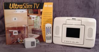 Audiovox Ultra Slim Under Counter 5" LCD TV Television Video Monitor ve 500