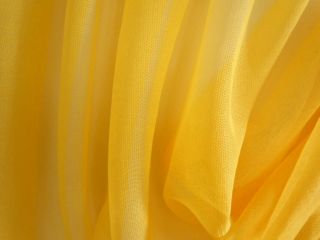 S37 per Meter Gold Yellow Stretch Mesh Net Fabric Dress Decorative Material