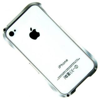 Sliver Luxury Aluminum Metal Frame Bumper Case Cover for iPhone 4 4S 4GS