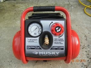 Husky Factory Reconditioned Trim Plus 3 Gallon Portable Electric Air Compressor