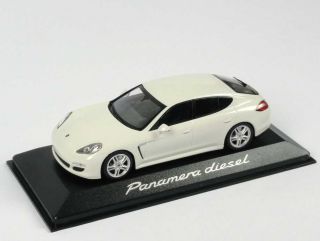 1 43 Porsche Panamera Diesel Weiß White Dealer Edition