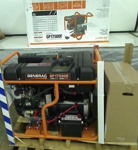 Generac GP17500 Watt Gasoline Powered Electric Start Portable Generator $2 699