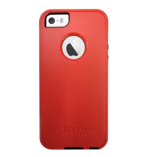 New Otterbox Commuter Series Case Apple iPhone 5S Lava Red Grey 77 23509