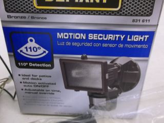 Defiant Bronze Motion Security Light Outdoor Motion Sensing Light SL 5511 BZ