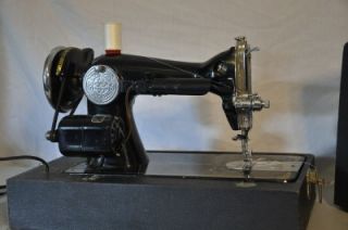 Vtg Diana Sewing Machine Deluxe Family Machine Pic Motor w Case