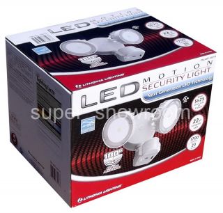 New Lithonia Lighting LED Motion Detector Sensor Security Flood Lamp 180 Degree