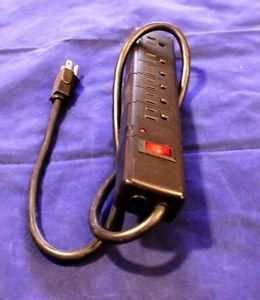 1 Phillips 6 Outlet Office Workstation Strip Surge Protector 100366