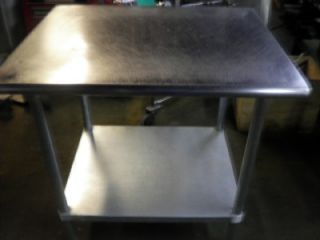 Details about 3FT LONG 2FT WIDE SQUARE STAINLESS STEEL TABLE W/BOTTOM