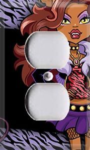 Monster High Clawdeen Wolf Single Outlet Plate Cover Room Decor