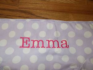 Personalized Pottery Barn Kids Polka Dot Anywhere Chair Cover Slipcover Emma