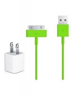 6' ft Extra Long USB Apple iPhone 4 4S Sync Cable Power Cord with Wall Charger