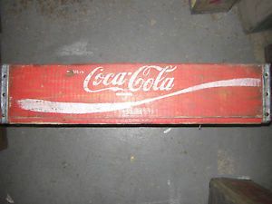 1 Vintage Wooden Soda Crate Coca Cola Divided 24 Section Coke Carrier Very RARE