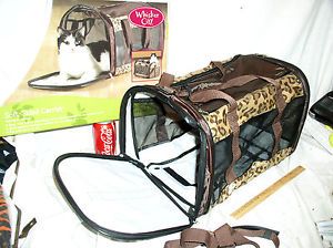 New Unused Whisker City Soft Sided Camo Pet Cat Kitten Carrier Crate 19x11x11"