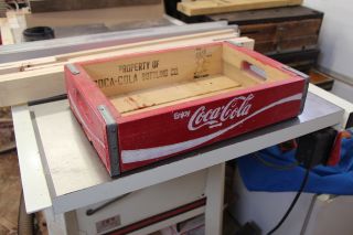 Vintage Red Coke Crate Coca Cola Wood Advertising and Collectibles