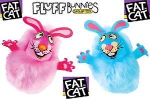 Fluff Bunnies Cat Toy Fat Cat Premium Catnip Faux Fur Kitten Cat Toy
