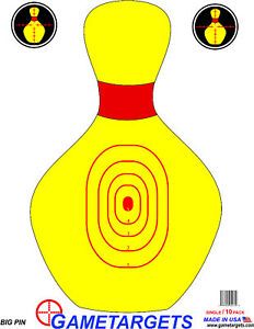 Big Pin Shooting Target Fun Targets Paper Targets Rifle Targets Pistol
