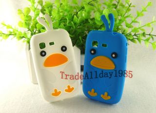 2013 Cute Chicken Soft Silicone Back Cover Case for Samsung Galaxy Pocket S5300