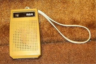 RCA Transistor Am 9V Pocket Radio Vintage Retro