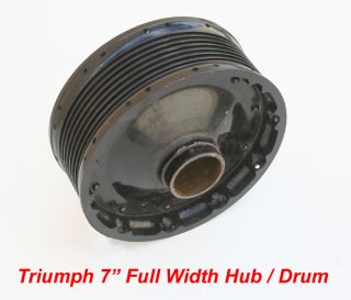 Triumph 3TA Stainless Steel Front Wheel Rim 17" WM2