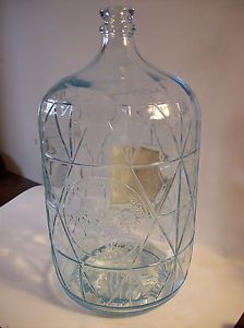 The Famous Bastanchury Water Co Label Fullerton 5 Gallon Glass Water Bottle Jug
